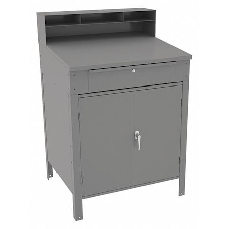 Shop Desk, 34-1/2 x 53 x 29In, Medium Gray MPN:SR-58 MED GRAY