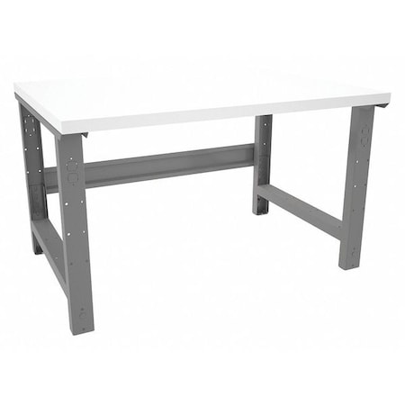 Workbench, Laminate, 48 in W, 33 1/2 in Height, 2, 400 lb, Flared MPN:WB-1-3648P