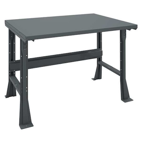 Workbench, Steel, 48 in W, 33 1/2 in Height, 4, 000 lb, Flared MPN:WB-1-3648S