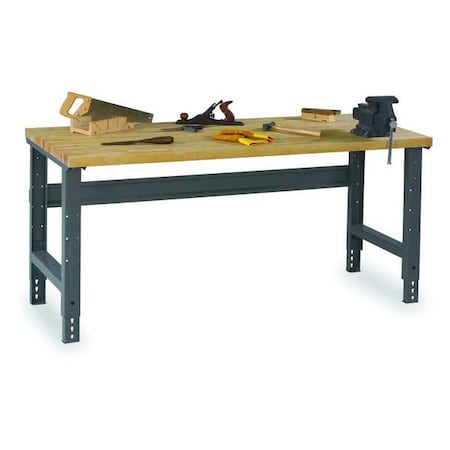 Bolted Workbenches, Butcher Block, 60