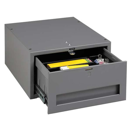Stackable Drawer, 15W x 18D x 8-1/4H, Gray MPN:WBD-1
