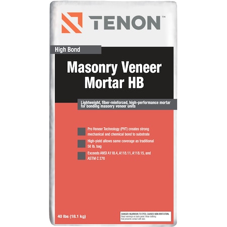 Masonry Veneer Mortar HB (High Bond) - 40 lb. Bag MPN:120462
