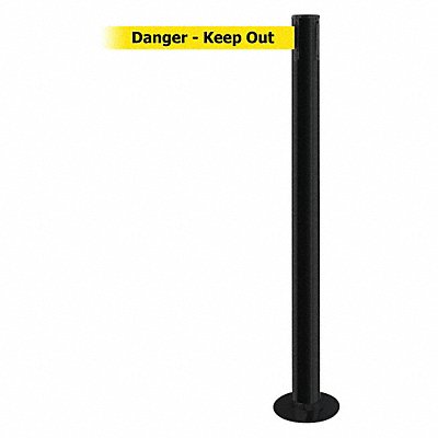 Fixed Barrier Post with Belt 13 ft L MPN:889F-33-33-MAX-NO-YDX-C
