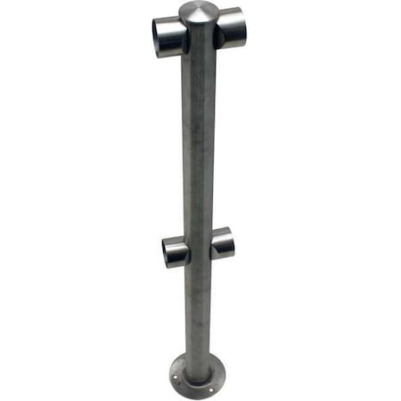 Adapta-Rail, Center Post, Satin Stainless MPN:2L5-36-CEN-3S