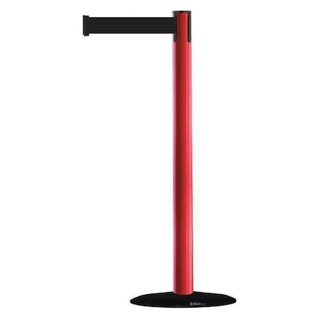 Barrier Post with Belt, 7 1/2 ft Length, 38 in Post Height, No Legend MPN:875-21-STD-NO-B9X-C