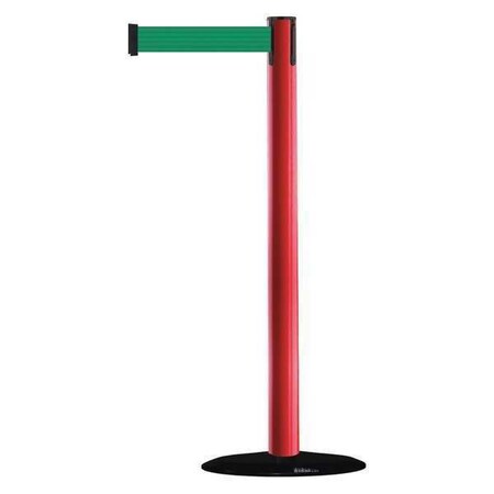 Barrier Post with Belt, 7 1/2 ft Length, 38 in Post Height, No Legend MPN:875-21-STD-NO-G6X-C
