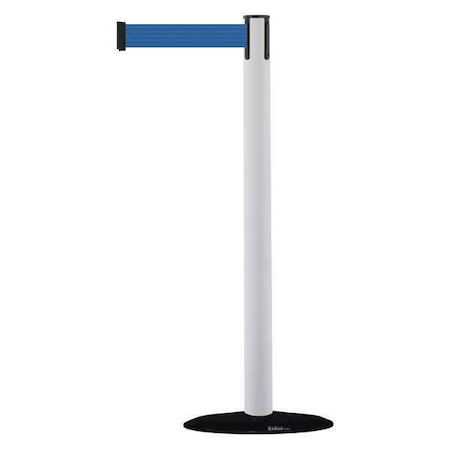 Barrier Post with Belt, 7 1/2 ft Length, 38 in Post Height, No Legend MPN:875-32-STD-NO-L5X-C