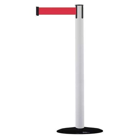 Barrier Post with Belt, 7 1/2 ft Length, 38 in Post Height, No Legend MPN:875-32-STD-NO-R5X-C