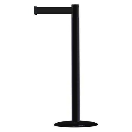 Barrier Post with Belt, 7 1/2 ft Length, 38 in Post Height, No Legend MPN:875-33-STD-NO-B9X-C