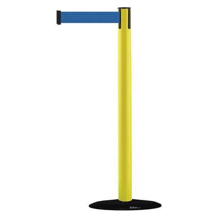 Barrier Post with Belt, 7 1/2 ft Length, 38 in Post Height, No Legend MPN:875-35-STD-NO-L5X-C