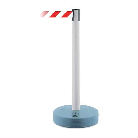 Barrier Post with Belt, 7 1/2 ft Length, 38 in Post Height, No Legend MPN:885-32-STD-NO-D3X-C