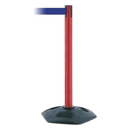 Barrier Post with Belt, Black, 13 ft Length, 38 in Post Height, No Legend MPN:886-21-MAX-NO-L5X-C