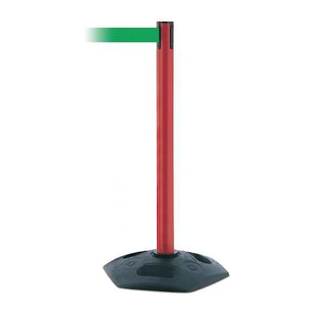 Barrier Post with Belt, 7 1/2 ft Length, 38 in Post Height, No Legend MPN:886-21-STD-NO-G6X-C