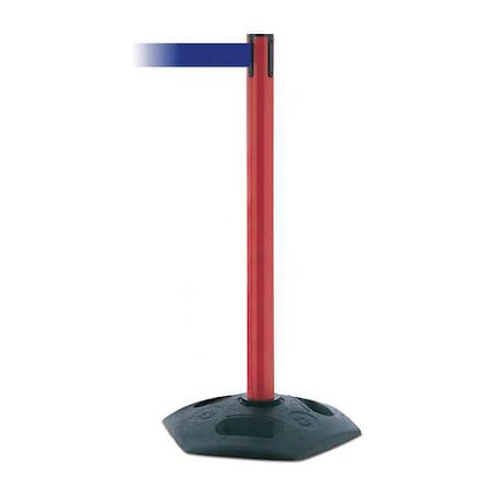 Barrier Post with Belt, 7 1/2 ft Length, 38 in Post Height, No Legend MPN:886-21-STD-NO-L5X-C