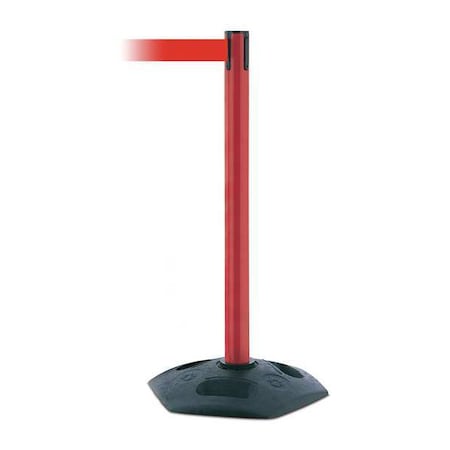 Barrier Post with Belt, 7 1/2 ft Length, 38 in Post Height, No Legend MPN:886-21-STD-NO-R5X-C