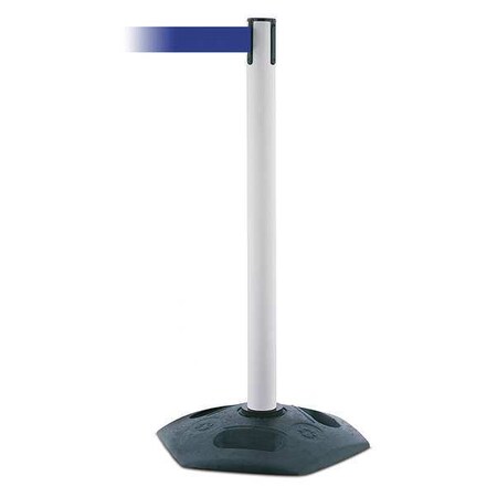 Barrier Post with Belt, Black, 13 ft Length, 38 in Post Height, No Legend MPN:886-32-MAX-NO-L5X-C