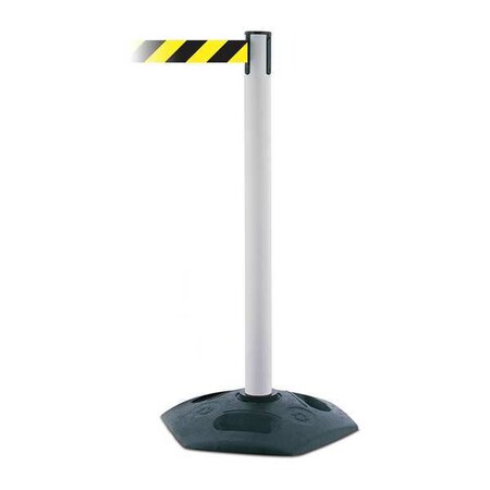 Barrier Post with Belt, 7 1/2 ft Length, 38 in Post Height, No Legend MPN:886-32-STD-NO-D4X-C