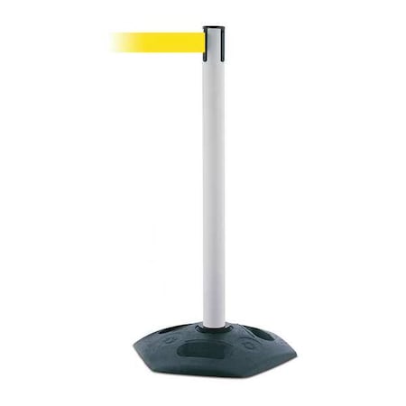 Barrier Post with Belt, 7 1/2 ft Length, 38 in Post Height, No Legend MPN:886-32-STD-NO-Y5X-C