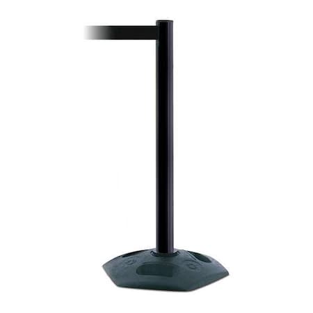 Barrier Post with Belt, 7 1/2 ft Length, 38 in Post Height, No Legend MPN:886-33-STD-NO-B9X-C