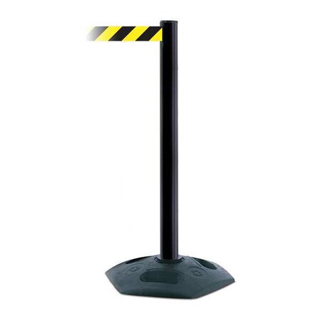 Barrier Post with Belt, 7 1/2 ft Length, 38 in Post Height, No Legend MPN:886-33-STD-NO-D4X-C