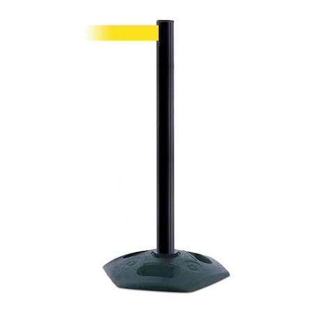Barrier Post with Belt, 7 1/2 ft Length, 38 in Post Height, No Legend MPN:886-33-STD-NO-Y5X-C