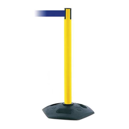 Barrier Post with Belt, 7 1/2 ft Length, 38 in Post Height, No Legend MPN:886-35-STD-NO-L5X-C