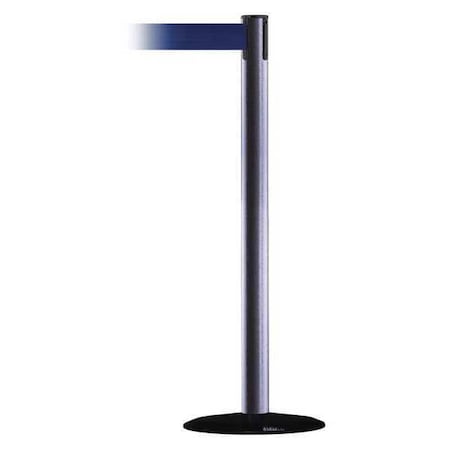 Barrier Post with Belt, Hammertone Gray, 13 ft Length, 38 in Post Height, No Legend MPN:889B-33-73-MAX-NO-L5X-C