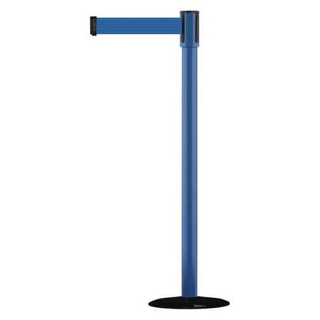 Barrier Post with Belt, 7 1/2 ft Length, 38 in Post Height, No Legend MPN:890B-33-23-23-STD-NO-L5X-C