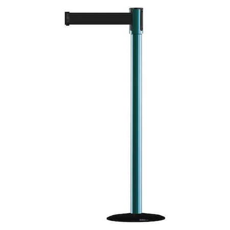 Barrier Post with Belt, 7 1/2 ft Length, 38 in Post Height, No Legend MPN:890B-33-28-28-STD-NO-B9X-C