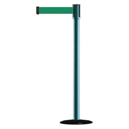 Barrier Post with Belt, 7 1/2 ft Length, 38 in Post Height, No Legend MPN:890B-33-28-28-STD-NO-G6X-C