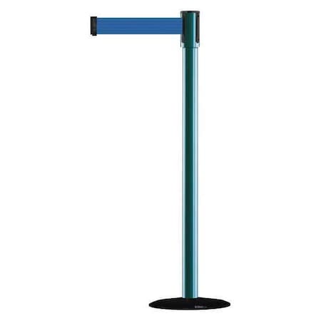 Barrier Post with Belt, 7 1/2 ft Length, 38 in Post Height, No Legend MPN:890B-33-28-28-STD-NO-L5X-C