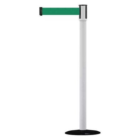 Barrier Post with Belt, 7 1/2 ft Length, 38 in Post Height, No Legend MPN:890B-33-32-32-STD-NO-G6X-C