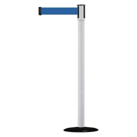 Barrier Post with Belt, 7 1/2 ft Length, 38 in Post Height, No Legend MPN:890B-33-32-32-STD-NO-L5X-C