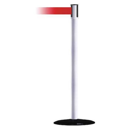 Barrier Post with Belt, 7 1/2 ft Length, 38 in Post Height, No Legend MPN:890B-33-32-32-STD-NO-R5X-C
