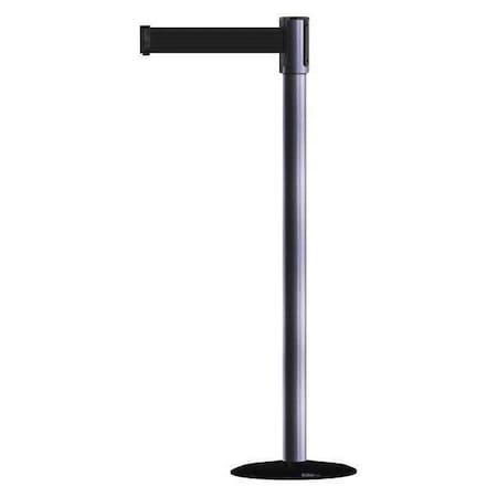 Barrier Post with Belt, 7 1/2 ft Length, 38 in Post Height, No Legend MPN:890B-33-73-73-STD-NO-B9X-C