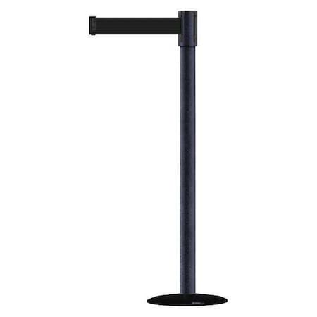 Barrier Post with Belt, 7 1/2 ft Length, 38 in Post Height, No Legend MPN:890B-33-89-89-STD-NO-B9X-C