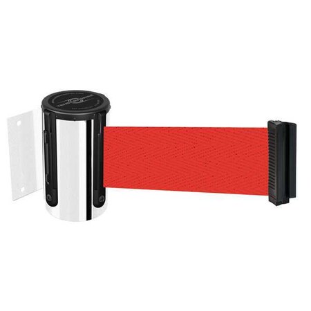 Belt Barrier, Chrome, Belt Color Red MPN:896-STD-1P-MAX-NO-R5X-C