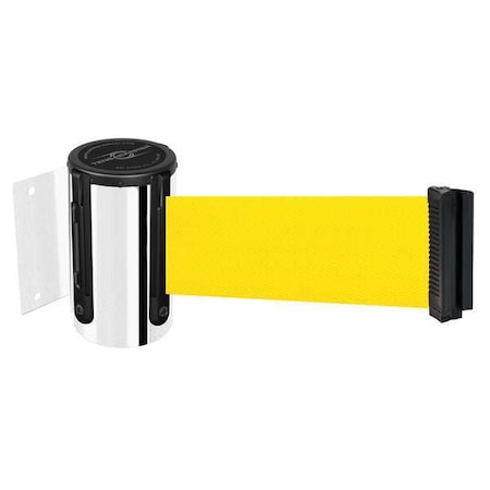 Belt Barrier, Chrome, Belt Color Yellow MPN:896-STD-1P-MAX-NO-Y5X-C