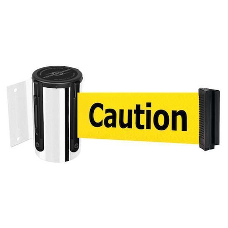 Belt Barrier, Chrome, Belt Yellow MPN:896-STD-1P-STD-NO-YAX-C
