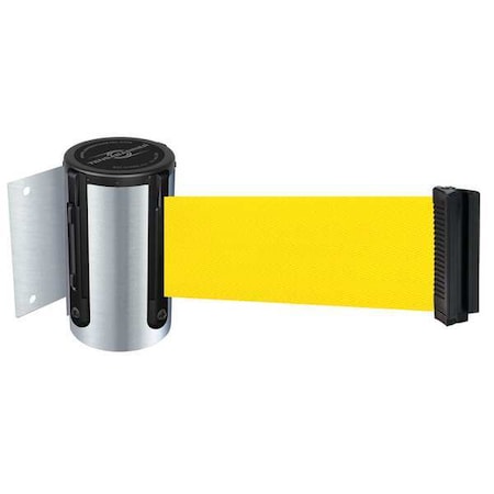 Belt Barrier, Chrome, Belt Color Yellow MPN:896-STD-1S-MAX-NO-Y5X-C