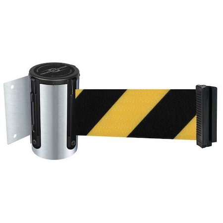 Belt Barrier, Chrome, Belt Yellow/Black MPN:896-STD-1S-STD-NO-D4X-C