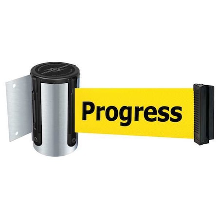 Belt Barrier, Chrome, Belt Yellow MPN:896-STD-1S-STD-NO-YCX-C