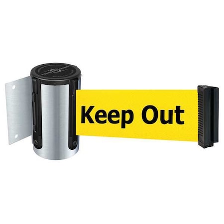 Belt Barrier, Chrome, Belt Yellow MPN:896-STD-1S-STD-NO-YDX-C