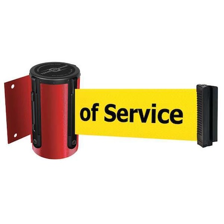 Belt Barrier, Red, Belt Color Yellow MPN:896-STD-21-MAX-NO-YEX-C