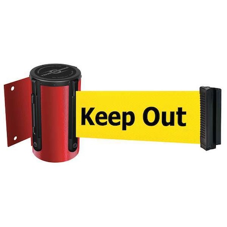 Belt Barrier, Red, Belt Color Yellow MPN:896-STD-21-STD-NO-YDX-C