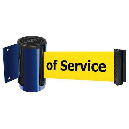 Belt Barrier, Blue, Belt Color Yellow MPN:896-STD-23-MAX-NO-YEX-C
