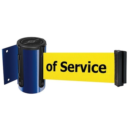 Belt Barrier, Blue, Belt Color Yellow MPN:896-STD-23-STD-NO-YEX-C
