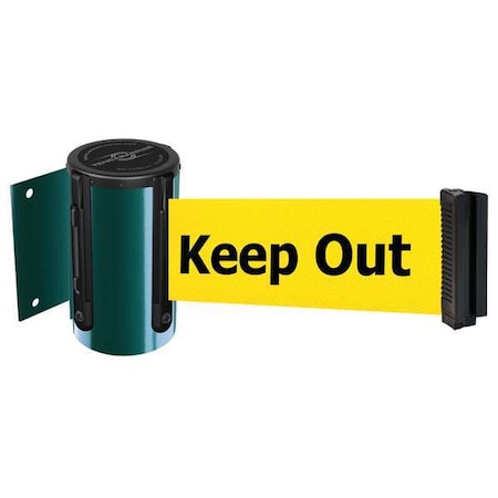 Belt Barrier, Green, Belt Color Yellow MPN:896-STD-28-MAX-NO-YDX-C