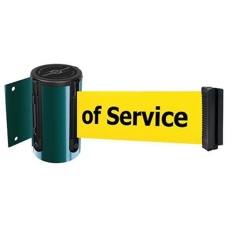 Belt Barrier, Green, Belt Color Yellow MPN:896-STD-28-MAX-NO-YEX-C