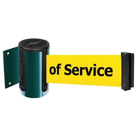 Belt Barrier, Green, Belt Color Yellow MPN:896-STD-28-STD-NO-YEX-C